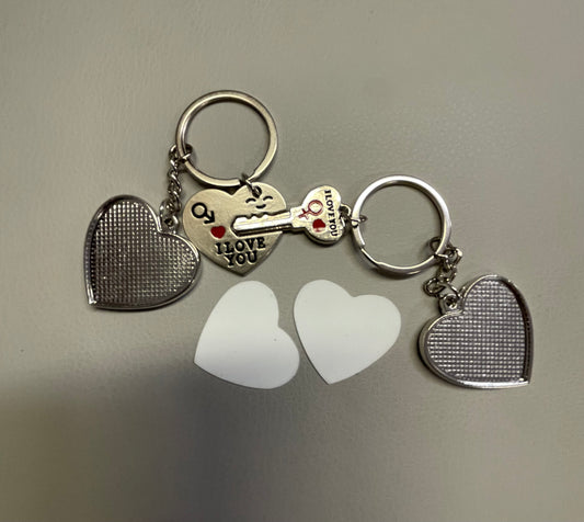 Love Keychains Set for Sublimation