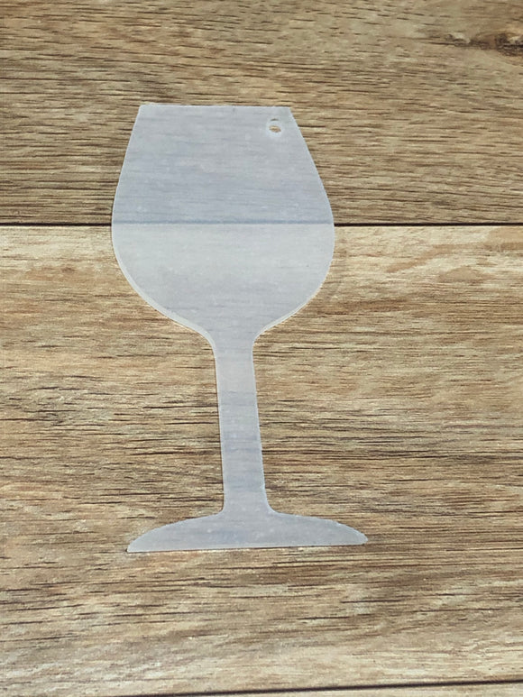 Wine Glass Acrylic with Hole