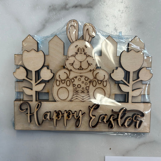 Happy Easter Shelf Sitter DIY