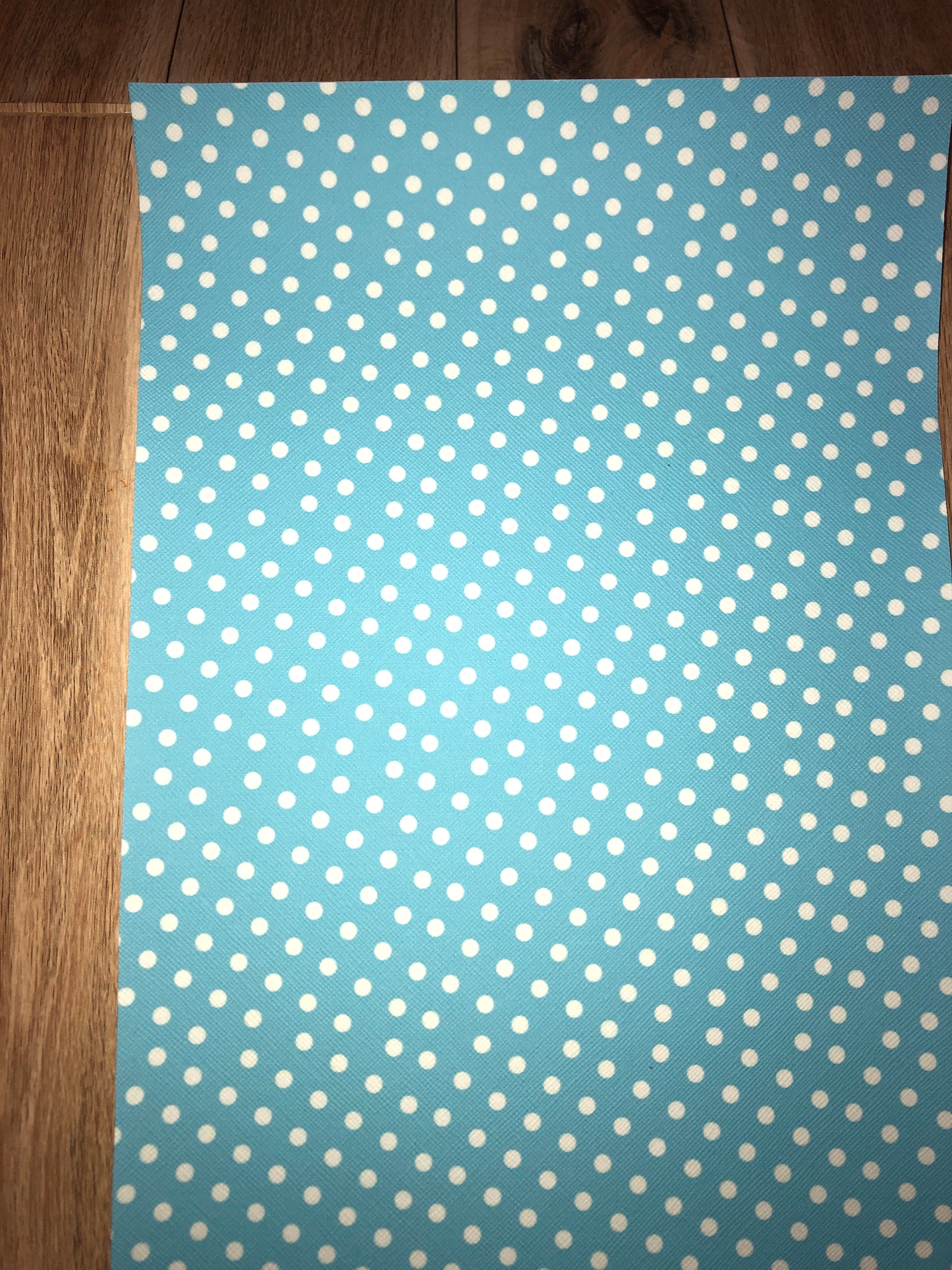 Polka Dots Faux Leather