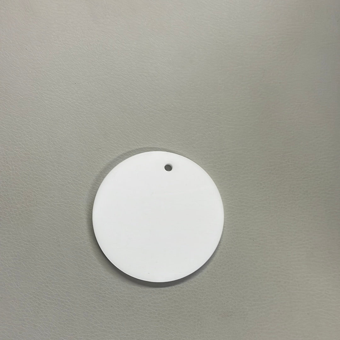 White Acrylic Round - 3 Inch – Craft Enablers