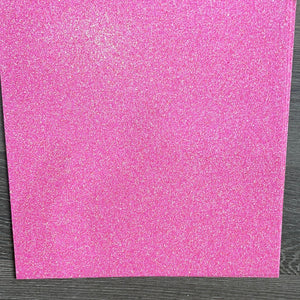 Glitter Cardstock Raspberry  12" SQ