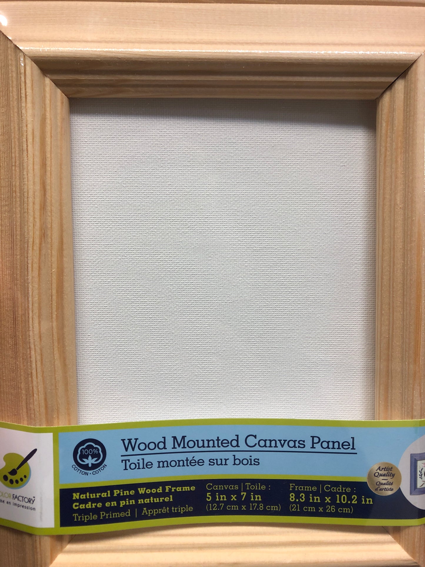 Wood Mounted Canvas Panel
