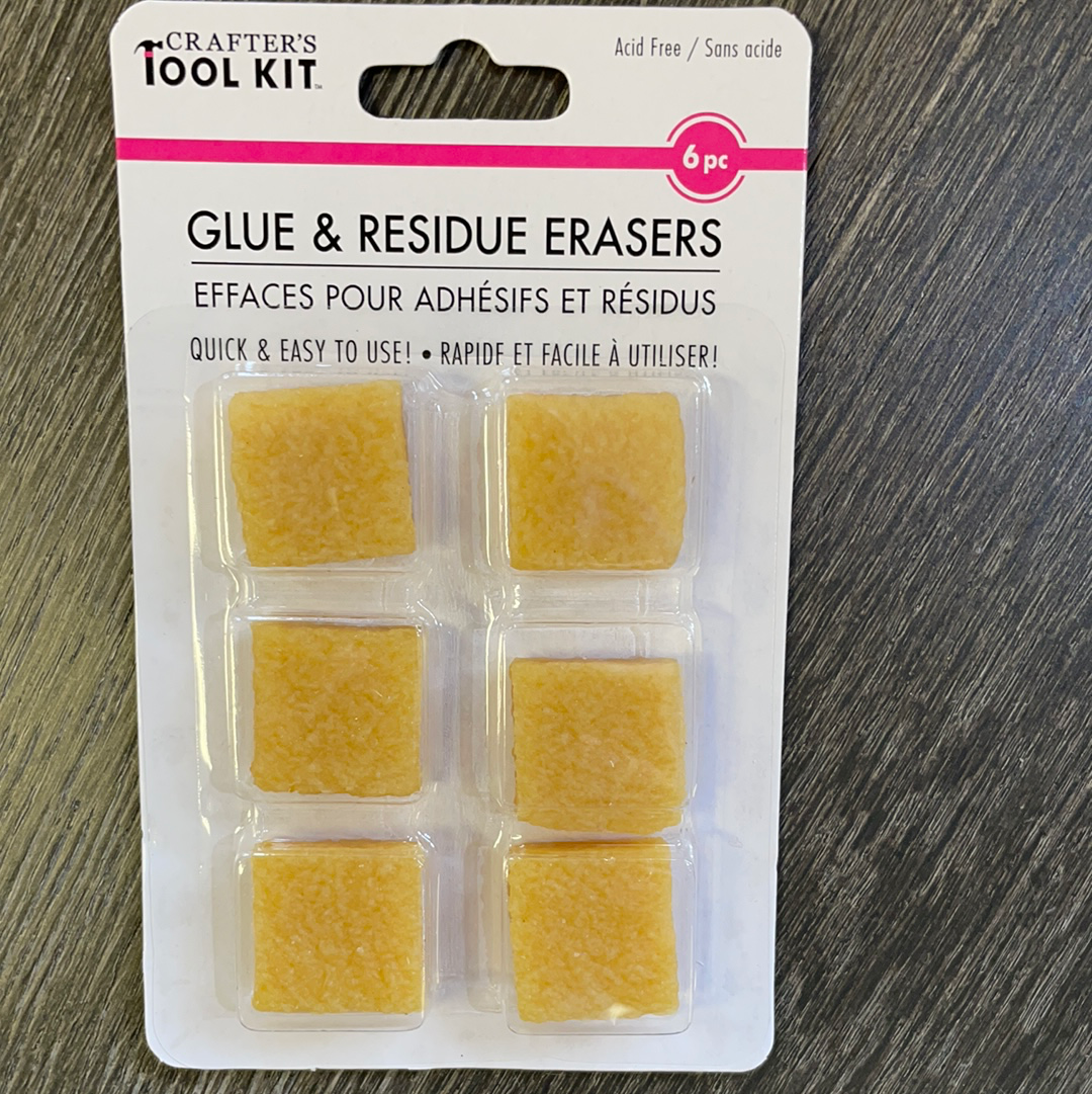 Mini Glue and Residue Erasers