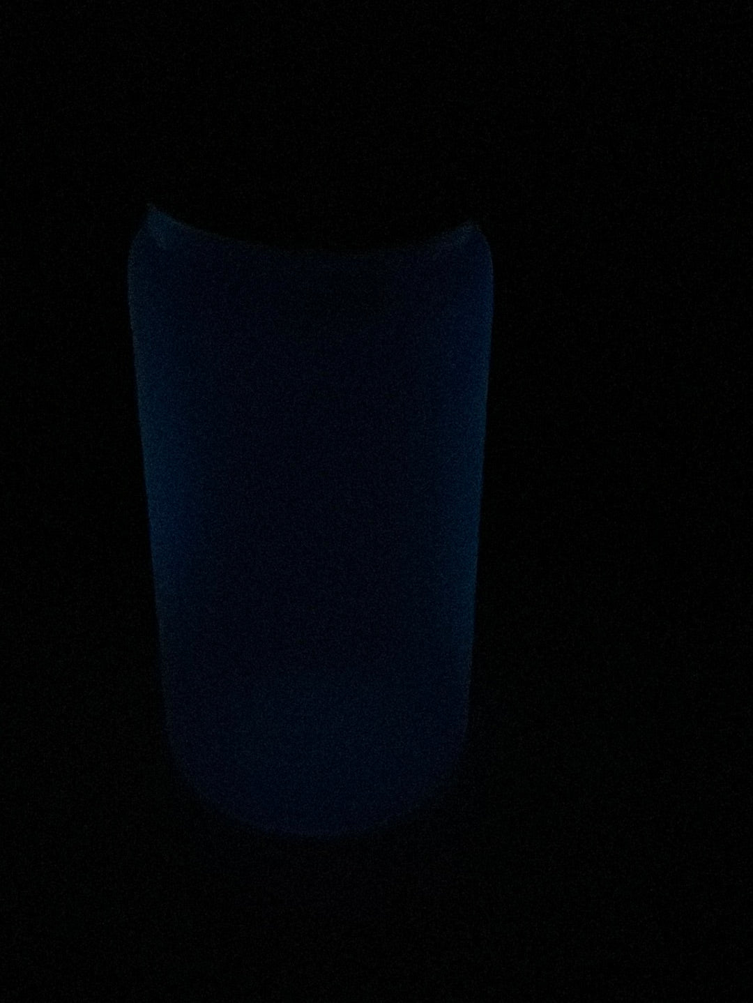 16 OZ Glow in the Dark Glass w bamboo lid