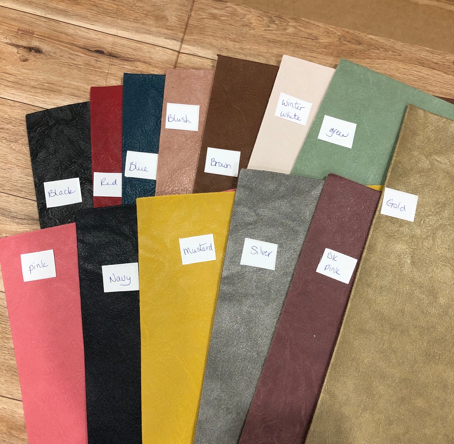 Dry Leather Faux leather - Assorted solids