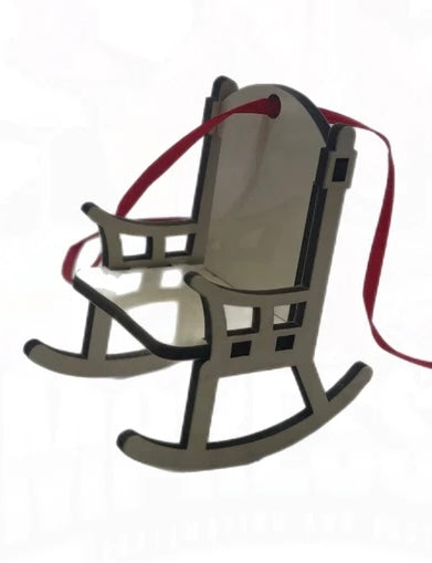 Rocking chair ornament sublimation