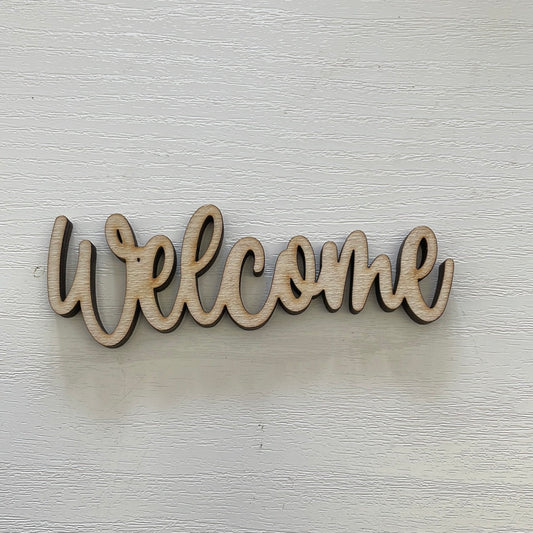 Small Welcome Cutout