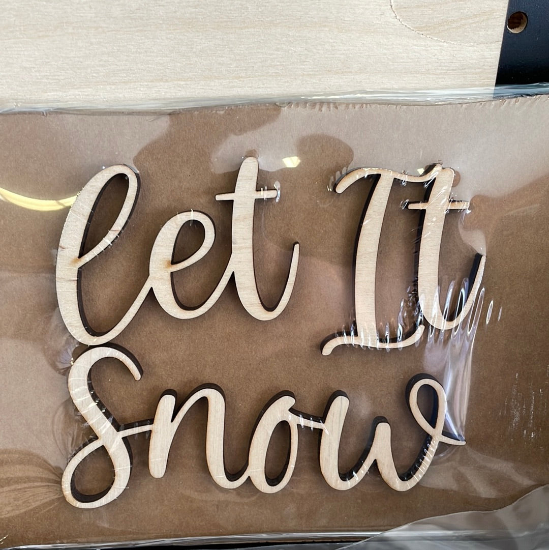Let it snow birch wood