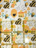 Faux Leather Honey Bee