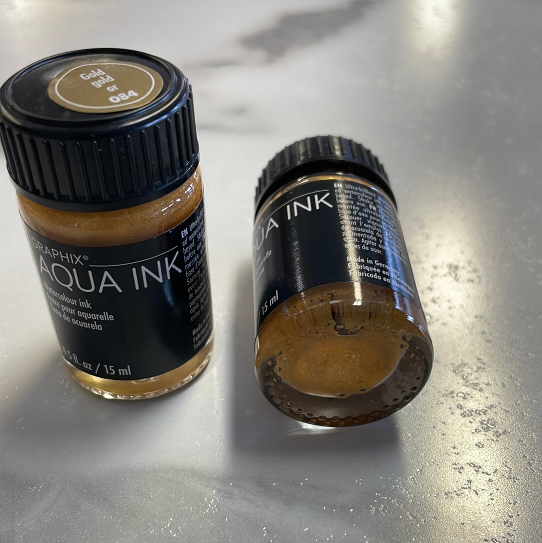 Marabu Graphix Aqua Ink GOLD 084