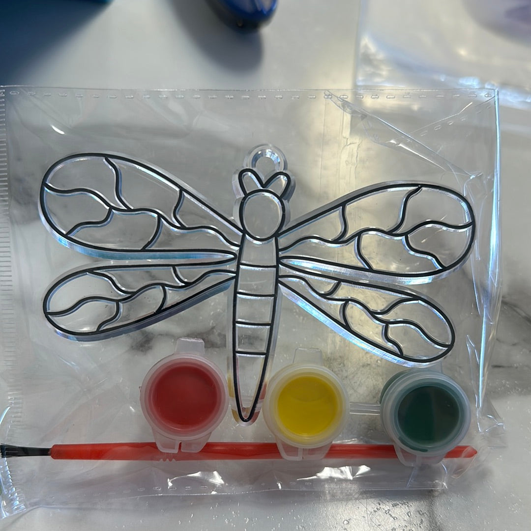 3D Suncatcher Painting kit - DragonFly