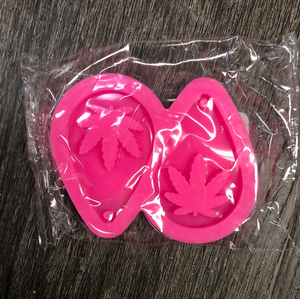 Plant Earrings Shiny Silicone Mold
