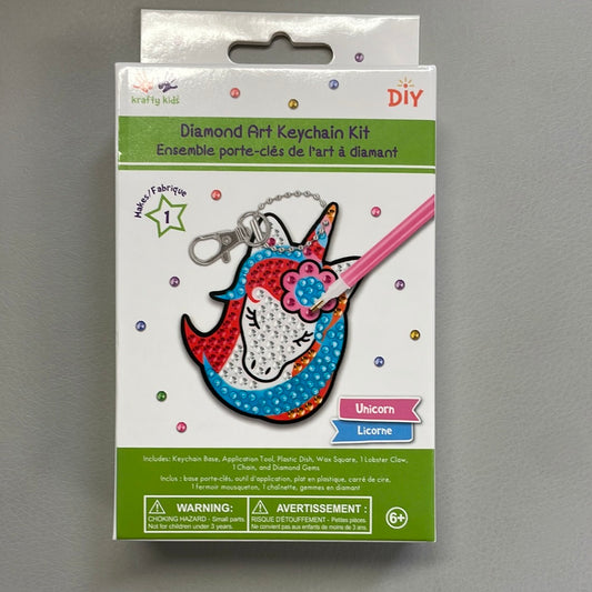 Diamond Painting DIY Keychain Kit - Unicorn