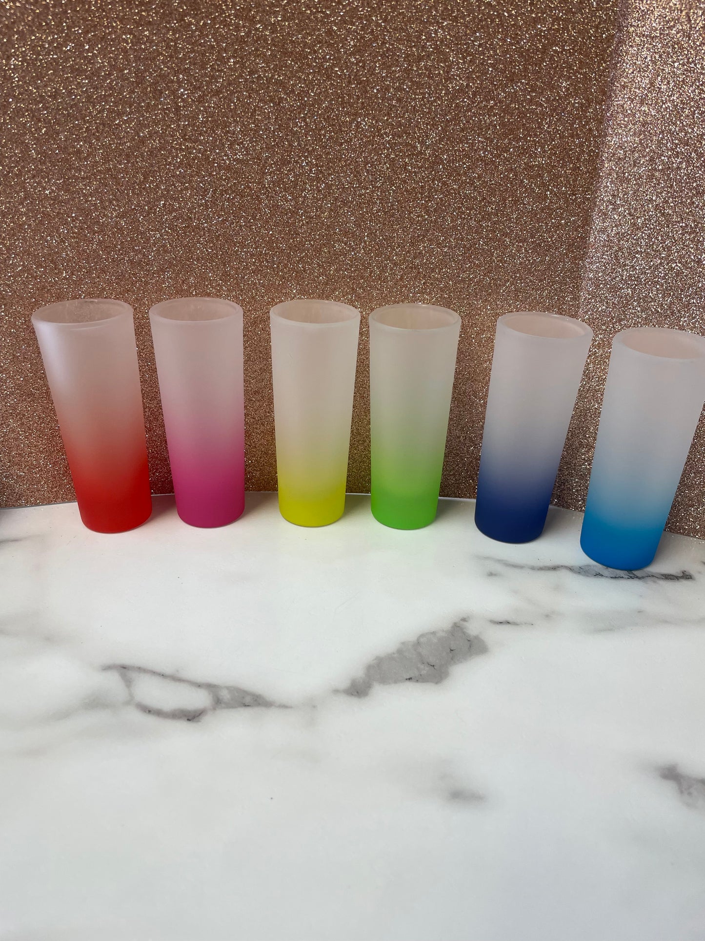 Ombre 3 Oz Shot Glasses