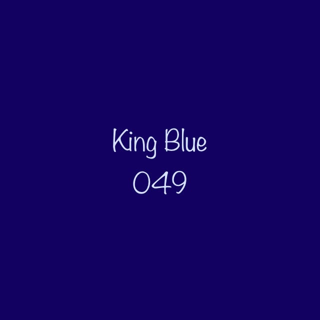 Oracal 651 Permanent Vinyl King Blue 049