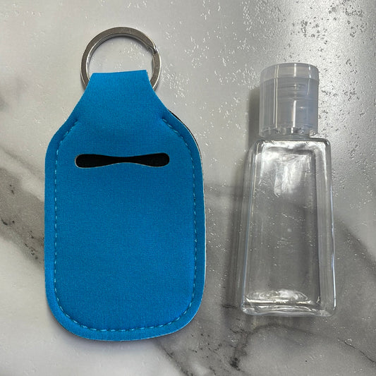 Dark Sky Neoprene Sanitizer Holder w Bottle