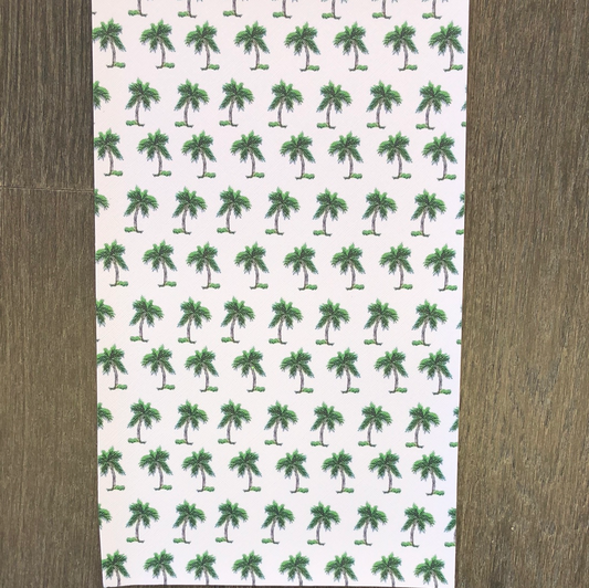 Faux Leather Palm Trees