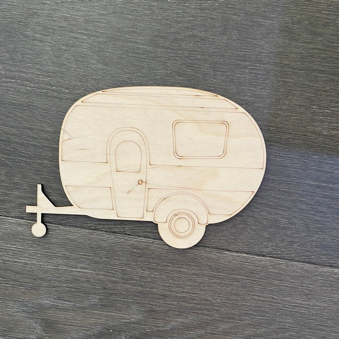 Wood Camper Cutout