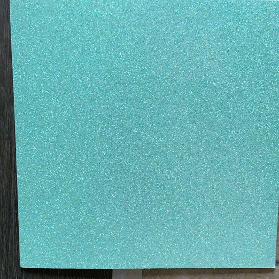 Glitter Cardstock -Mint- 12X12 "