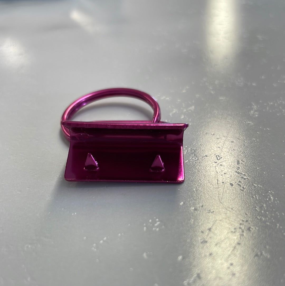 Pink 1" Key Fob Hardware Sets