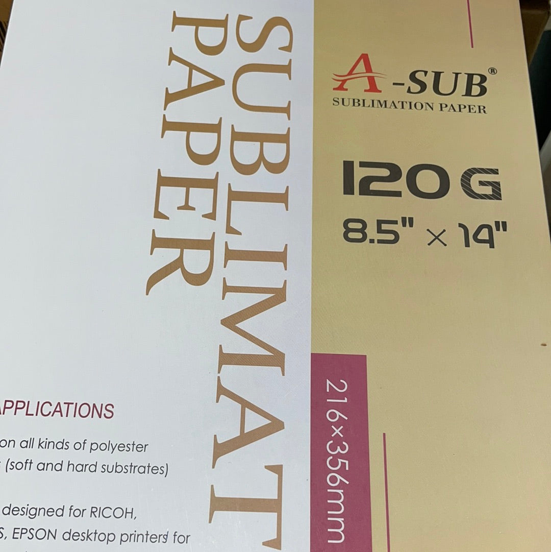 A - SUB 120 Sublimation Paper – Craft Enablers