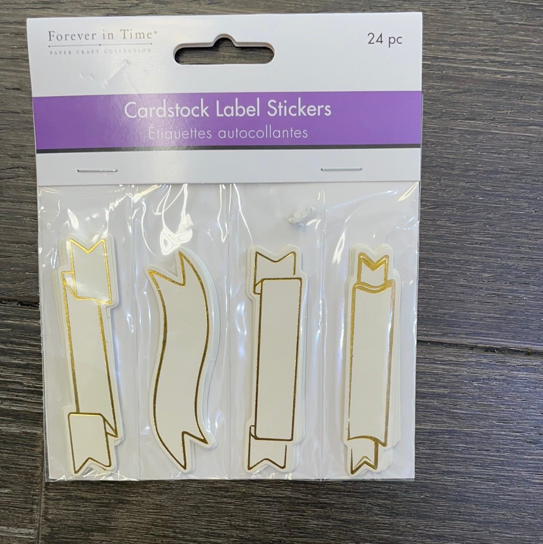 Cardstock Label Stickers