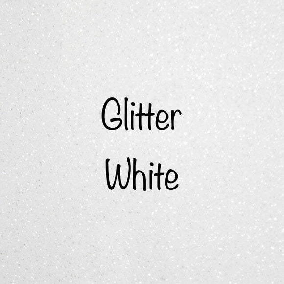 12 “ Siser Glitter HTV White