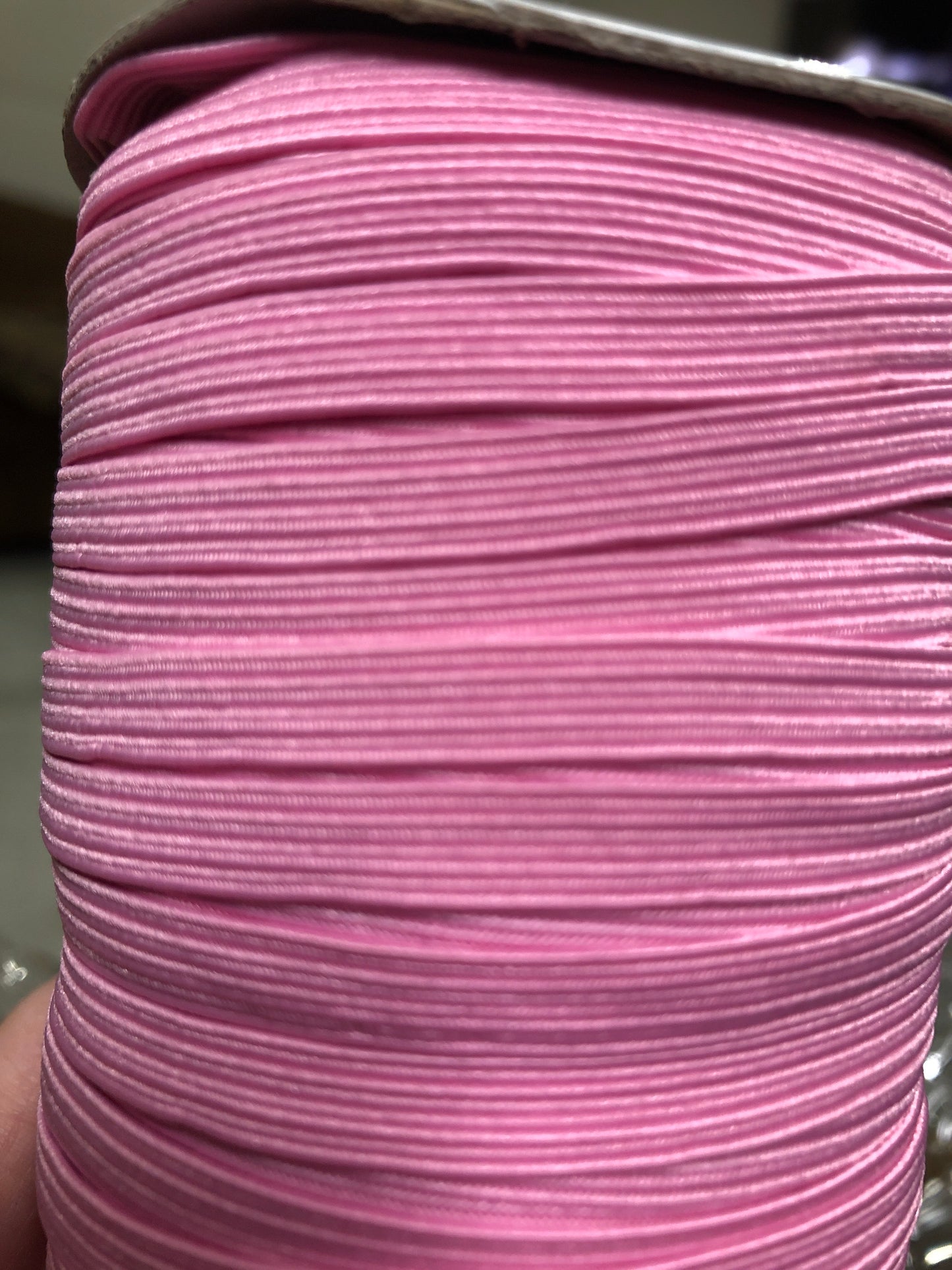 1/4 “ (6mm) elastic  pink
