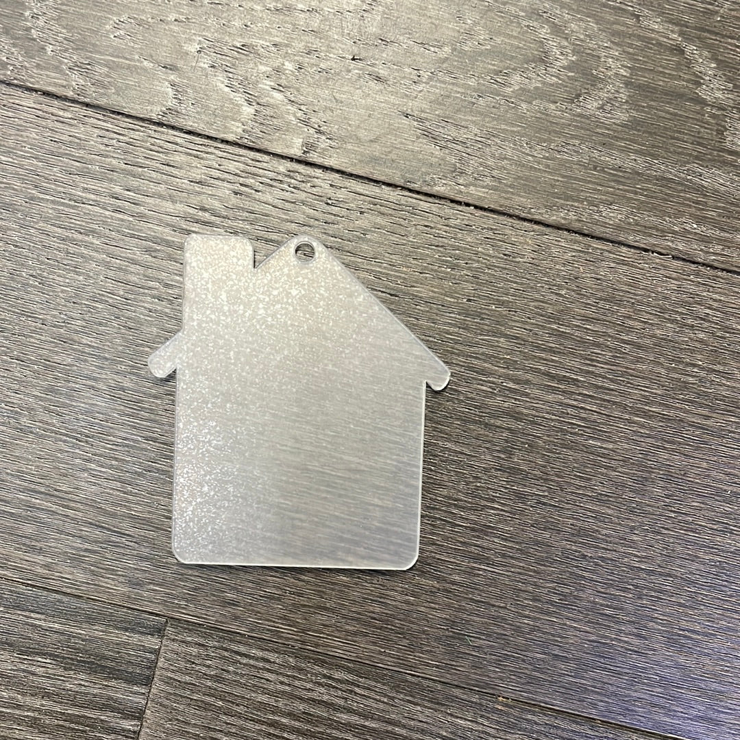 3.5" Acrylic House Blank w Hole