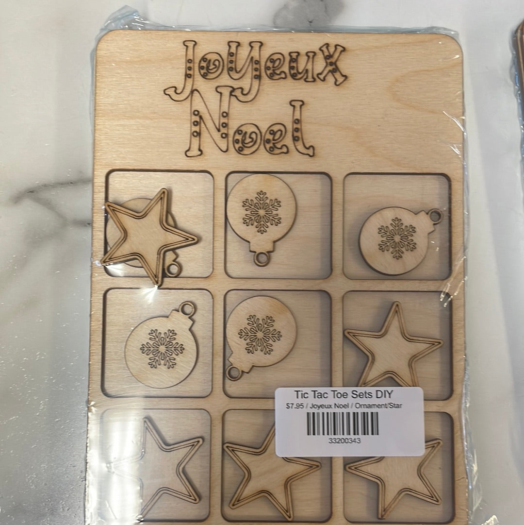 Tic Tac Toe Sets DIY