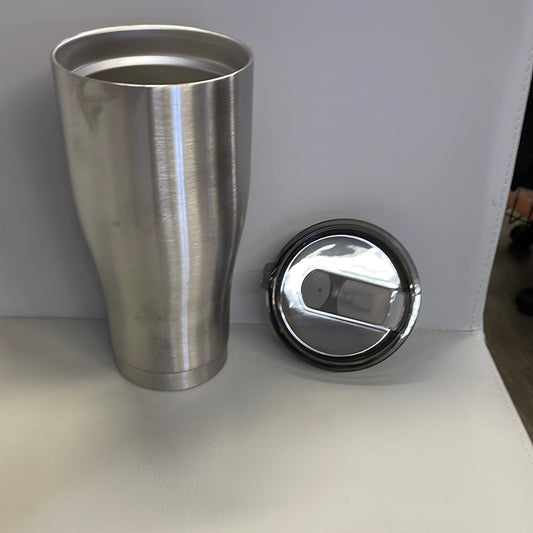 30 oz curvy stainless steel double wall tumbler