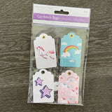 Cardstock Tags w Strings 8PC