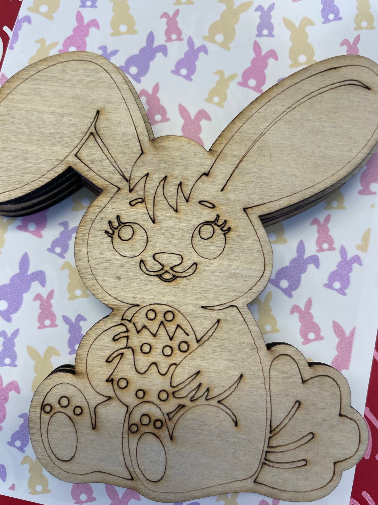 Assorted Easter Coloring Wood Cutouts