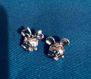 Mr and Mrs Mouse charms