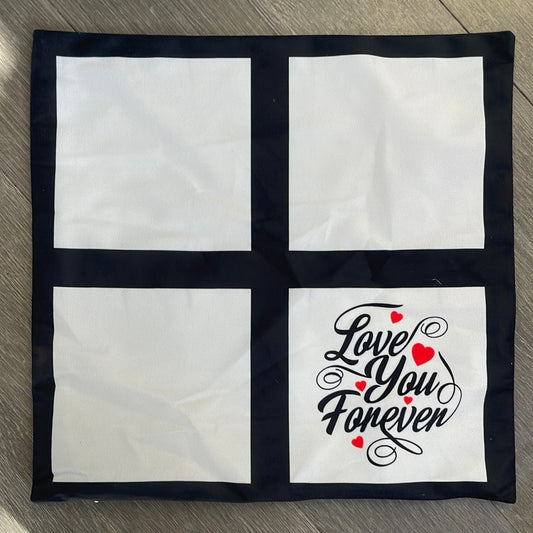 Plush Love you Forever Photo  Pillow Covers