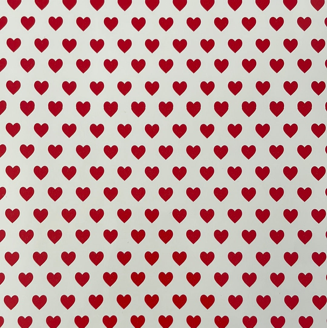 Small Hearts grouped Patterned Permanent Vinyl