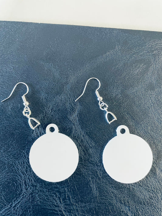 Sublimation Earrings Round