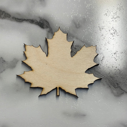 4 inch birch maple leaf