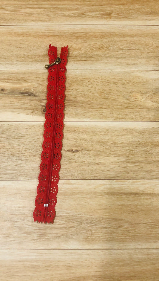 20 cm Lace Zipper