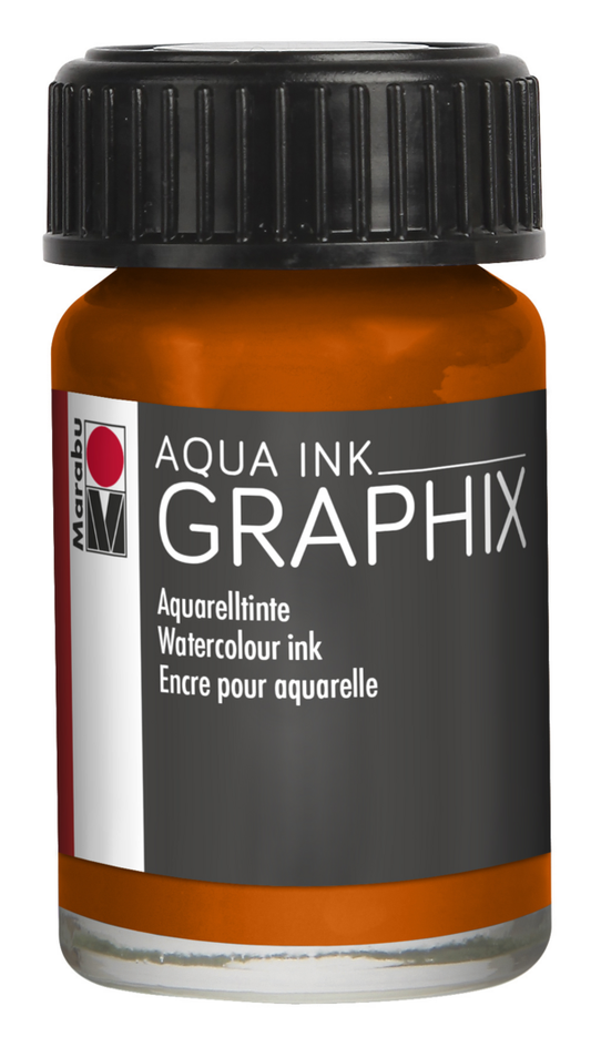 Marabu Graphix Aqua Ink ORANGE 013