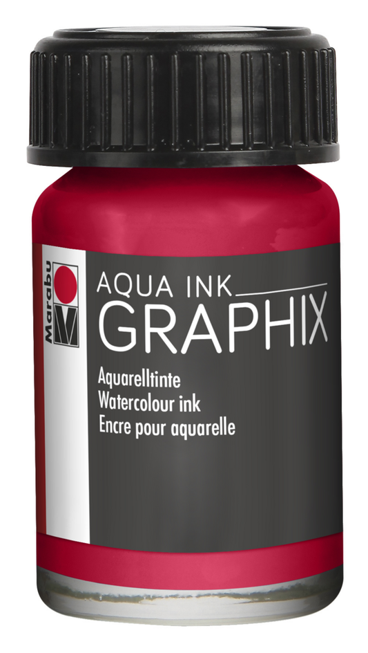 Marabu Graphix Aqua Ink CARMINE RED 032