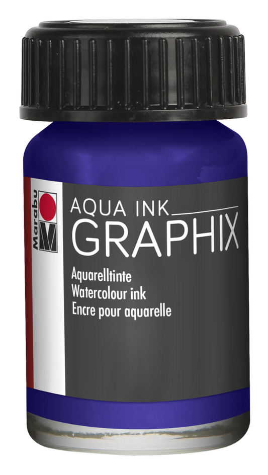 Marabu Graphix Aqua Ink DARK VIOLET 051