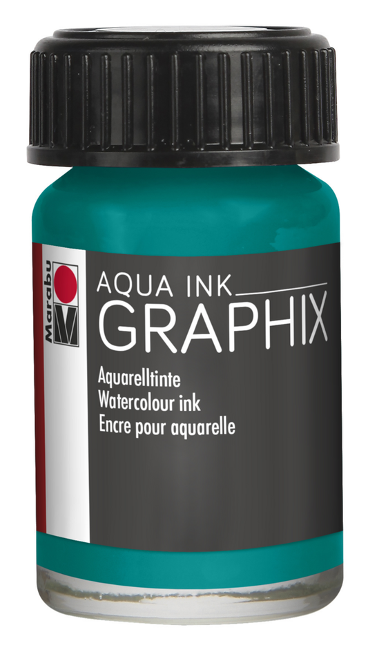 Marabu Graphix Aqua Ink PETROL 092