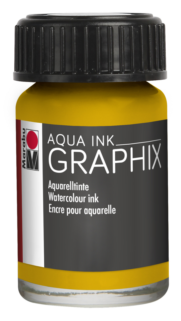 Marabu Graphix Aqua Ink SUNSHINE YELLOW 220