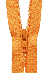YKK Brand Zippers   #3 Nylon Skirt and Dress Zippers  14 " - Gold - 848
